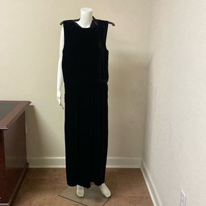Eileen Fisher Velvet One-Piece wide leg Jumpsuit